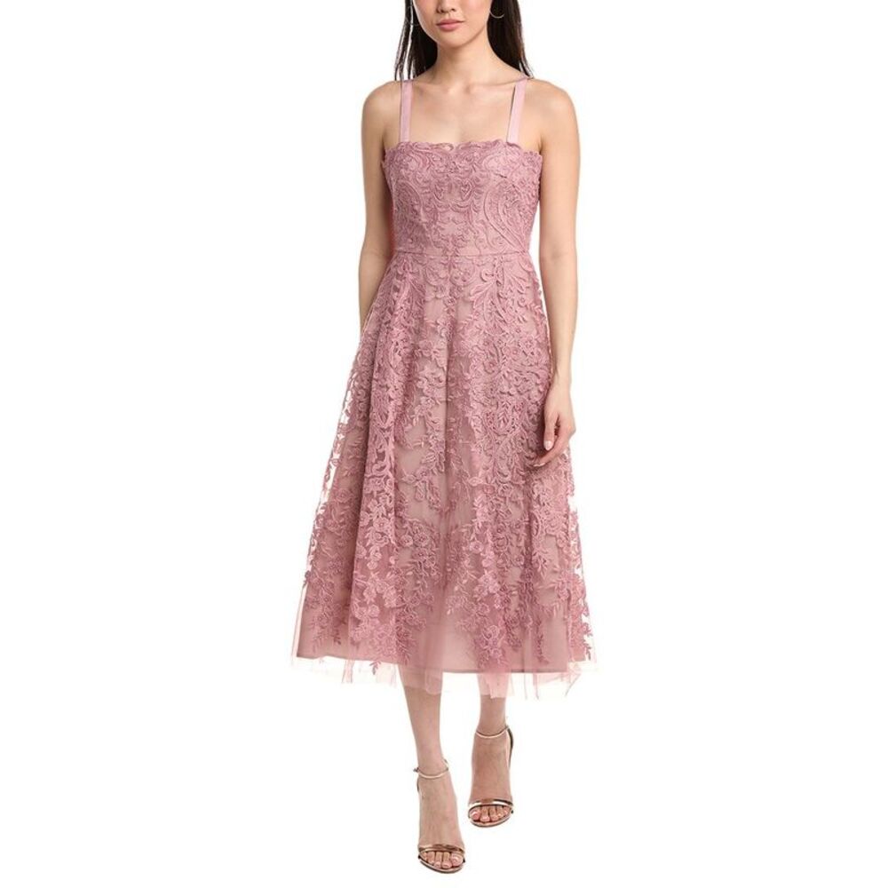 Marchesa Notte Womens  Soho Tulle Cocktail Dress